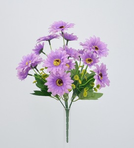Fiori Artificiali in Seta Bianca all'Ingrosso, Bouquet di Margherite in Plastica di Alta Qualità per Cimiteri - Product Image 4