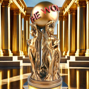 Famosa estatua de metal de bronce, el <span class=keywords><strong>mundo</strong></span> es tuyo, escultura para regalos temáticos de amor - Product Image 1