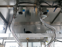 Machine de remplissage automatique de fûts à 4 têtes pour huile lubrifiante, avec pesage par gravité et bouchage