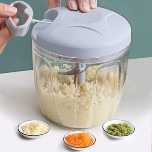 Presse-ail manuel de cuisine, hachoir à viande, éminceur d'oignons, presse-légumes en acier inoxydable, compatible lave-vaisselle, pour fruits - Product Image 2