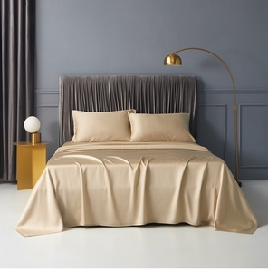 थोक 100% शहतूत रेशम के कपड़े मुद्रित बिस्तर सेट चादरें दिलासा रजाई - Product Image 3