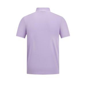 Polo de Algodón Peinado Ice Silk de Manga Corta, Color Liso, con Cremallera y Cuello Vuelto, Uniforme de Trabajo, Impresión de Logotipo Personalizado - Product Image 3