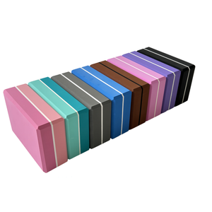 Bloques de Yoga de Espuma EVA Antideslizantes y Personalizables, Ladrillos de Yoga de Alta Densidad en Colores Surtidos para Ejercicios de Fitness y Yoga - Product Image 1