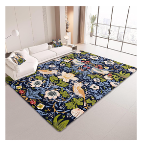 Alfombra persa Floral personalizada grande, diseños de lana impresos en 3D, Transferencia en caliente para alfombras y juegos de alfombras de suelo para el hogar de la India - Product Image 1