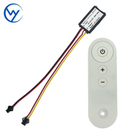 Approvisionnement d'usine 12V24V trois couleurs LED CCT gradateur 3 boutons RF433 commutateurs de télécommande pour la domotique de l'hôtel