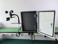 Station météo IoT, capteur environnemental, vitesse et direction du vent, pluie, UV, RS485, WiFi, LoRaWAN, agriculture