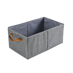 Clothing Organizer <b>Storage</b> <b>Box</b> Dark Gray 47x30x20 Cm Rectangle Standing Type Home Use <b>Drawer</b> Organizing - Product Image 2