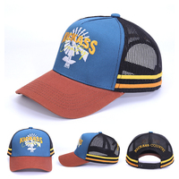 Gorra Trucker Personalizada de Alta Gama con Diseño de Australia, Color Marrón, Parche Bordado en 3D, Estilo Hip Hop, Informal y Moderna para Fiestas en la Playa