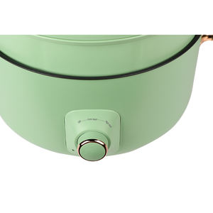 Olla caliente multifuncional Cocina de Vapor Eléctrica Electrodomésticos antiadherentes con tapa de vidrio templado - Product Image 5