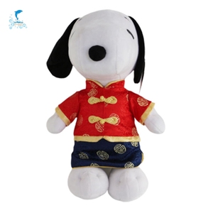 Personalizado rojo suave de dibujos animados perro de juguete con el hombre-máquina de Chat de personalización - Product Image 3