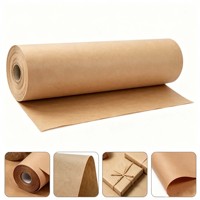 Papier kraft résistant à l'humidité en gros pour l'emballage des bougies, taille et logo personnalisés, utilisation pour les cadeaux et l'artisanat