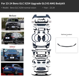 Kit carrosserie de lifting modifié à installation sans perte pour Benz <span class=keywords><strong>GLC</strong></span> X253 <span class=keywords><strong>GLC</strong></span> Coupé C253 <span class=keywords><strong>GLC</strong></span> X254 Mise à niveau GLC43 GLC63S GLC63 AMG Kit carrosserie - Product Image 5