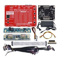 GGDX 4K 2K LVDS LCD Tester Panel LED dengan Papan Adaptor 4K 2048x1536 Untuk Layar TV Laptop