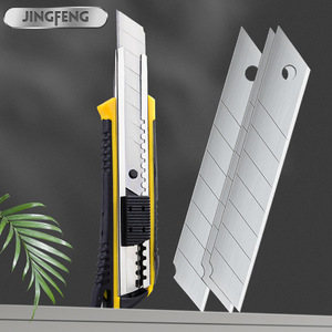 Jingfeng Utility Knife 158mm Stainless Steel Blade Yellow Handle For Craft And Woodworking - Product Image 2
