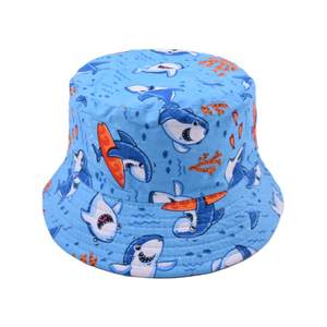 Y304007 – chapeaux de plage d'été en plein air pour enfants, garçon, fille, bébé, Protection contre le soleil <span class=keywords><strong>UV</strong></span>, seau imprimé dessin animé pour enfants - Product Image 6