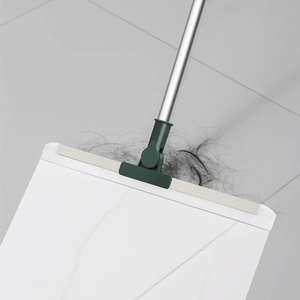 Serpillère télescopique en silicone à long manche, <span class=keywords><strong>balai</strong></span> magique pour le nettoyage des salles de bain et des fenêtres - Product Image 2