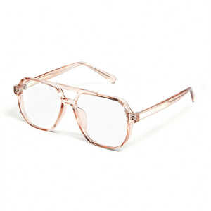 Vente en gros de montures de lunettes optiques personnalisables Verres transparents de style rectangle TR90 Marque promotionnelle bon marché de la Chine - Product Image 5