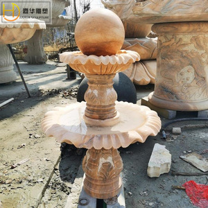 Fontaine en pierre Jiahua, style européen, colonne, décoration aquatique, sculpture de jardin extérieure - Product Image 2