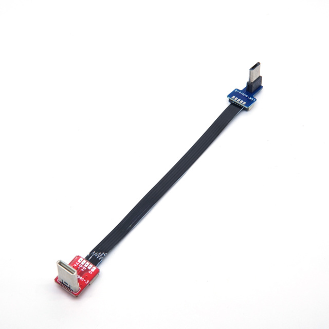 FPV Micro HD MI Compatible 90 Degree Connector FPC Flexible Flat Mini HD Ribbon Cable FFC 20pin for Drone Gopro DSLR Gimbal Kit