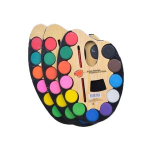 Vente en gros d'ensembles de pigments aquarelles professionnels 12 couleurs pour enfants avec impression de logo <span class=keywords><strong>gouache</strong></span> <span class=keywords><strong>solide</strong></span> - Product Image 1