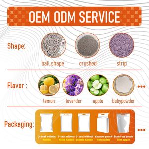 OEM ODM Wholesale Custom Eco Friendly Natural Plant Strong Clumping Dust Free Cassava Cat Litter <b>Sand</b> - Product Image 2
