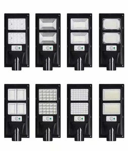 Lampadaire solaire LED en alliage d'aluminium IP65 5000K lumière du jour, montage mural, télécommande, garantie 5 ans, angle de faisceau 144°, IRC 70 - Product Image 1