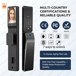 Serratura Intelligente Tuya Completamente Automatica con Riconoscimento Facciale 3D, Accesso Tramite Vene Palmari, Corpo in Metallo Impermeabile, Motore Silenzioso, Tastiera Anti-Spia - Product Image 2