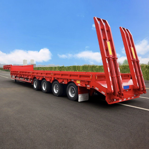 Fengniao China Semirremolque de plataforma baja con cuello de cisne de 40 pies y 3/4 ejes para transporte de vehículos, con capacidad de carga de 1001-2000 kg, en venta - Product Image 2