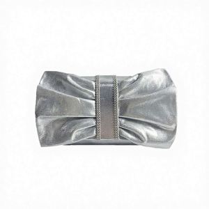 Sac de soirée de luxe en forme de téléphone pour femme, vente en gros d'usine, pochette à strass creux en cristal avec chaînes décoratives, style tendance - Product Image 3