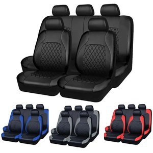 Housse de siège de voiture universelle en cuir PU, coussin de siège <span class=keywords><strong>auto</strong></span>, housse de siège de voiture en cuir, intérieur automobile de luxe, housses de siège de voiture - Product Image 2