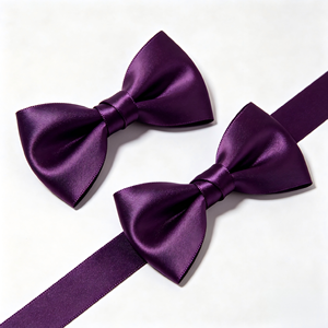 Vente en gros d'usine, nœuds en satin vert bordeaux personnalisés avec logo, nœuds pré-faits multi-usages pour emballages cadeaux, fournisseur de cadeaux de luxe - Product Image 1