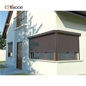 Hot Selling Waterproof Aluminum Automatic Manual Roller Shutter Window