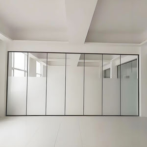 División de Espacios de Oficina Moderna con Marco de Aluminio y Cristal, Pared Divisoria Móvil Insonorizada, Tamaño Personalizado para Edificios de Oficinas, Hoteles y Centros Comerciales - Product Image 1