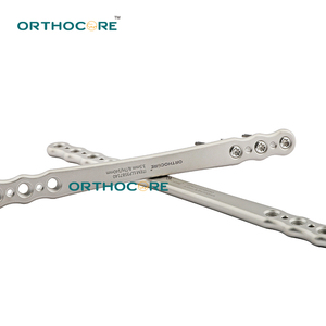 Plaque de fixation allongée en acier inoxydable de 2,7 mm pour implants orthopédiques vétérinaires pour la chirurgie canine et des animaux de grande taille - Product Image 3