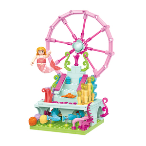 Jeu d'assemblage COGO pour enfants, blocs de construction éducatifs pour filles, paysage océanique - Product Image 1