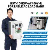 Banco de Carga Resistivo Portátil de 100kW AC230V/400V con Pantalla Táctil para Pruebas de Rendimiento de Grupos Electrógenos
