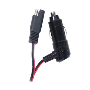 24v 12伏电源线连接器电池插头12v Sae 2针插座汽车点烟器充电器插头 - Product Image 1