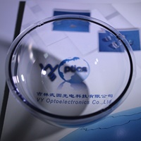 VY Optics Lentille asphérique en PC trempé de bonne qualité, couvercle de caméra dôme anti-explosion OEM, revêtement antireflet, ISO9001, transparent