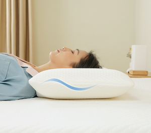 Almohada Ergonómica Personalizada WJ-1031 para el Cuidado de la Salud del Cuello, Viscoelástica, Forma Oblonga, Cómoda, de Espuma Viscoelástica de Carbón Vegetal, Antibacteriana, para Todo el Cuerpo - Product Image 5