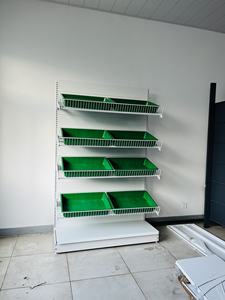 Los estantes para frutas y verduras de supermercado son producidos en fábricas chinas. - Product Image 4