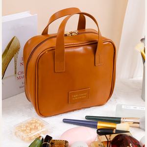 Vente en gros de sacs à cosmétiques à manche carré, voyage pour femmes, organisateur de maquillage portable, sacs à cosmétiques de luxe pour femmes, <span class=keywords><strong>pochette</strong></span> de maquillage - Product Image 5