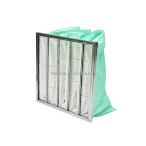 China Directly sell Industrial Dust Collector Bag Air Filter HVAC systems Ventilation Pocket Filter Air