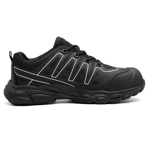 Chine PU imperméable respirant en cuir véritable isolation plaque d'acier été sans lacet <span class=keywords><strong>chaussures</strong></span> de travail de sécurité Offre Spéciale pour hommes et femmes - Product Image 2