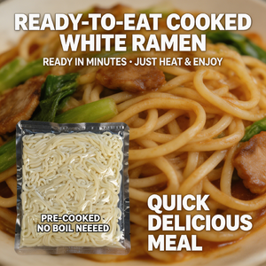 Ramen blanc cuit prêt à manger, faible en sodium, <span class=keywords><strong>sans</strong></span> <span class=keywords><strong>gras</strong></span>, aliment diététique pour le fitness - Product Image 1