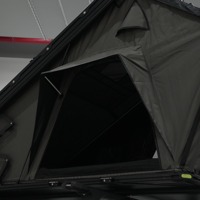 Tente de toit rigide en aluminium à extrémité triangulaire en T pour camping sur plateau de camion 4x4