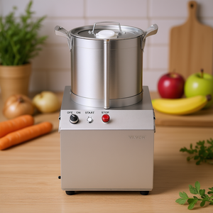Robot culinaire Vevor 10,6 litres en acier inoxydable 1100W pour hacher légumes, fruits, céréales et noix - Product Image 2