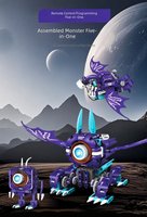 Nuevo Modelo de Robot de Plástico ABS a Escala 1:35, Transformable, Control Remoto por Aplicación, 400-800 Piezas, Juego de Construcción Educativo DIY para Niños