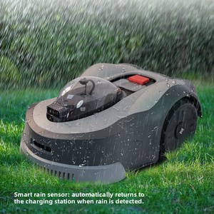 Tondeuse et débroussailleuse électrique sans fil entièrement automatiques <span class=keywords><strong>avec</strong></span> planification de trajectoire via application smartphone et retour automatique en cas de pluie - Product Image 2