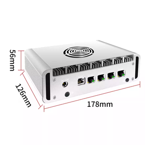 Mini PC Topton Metal Firewall con Ventilador, AMD Ryzen Embedded R2314, 4x2.5G LAN, DDR4, NVMe, 6xUSB, Proxmox, pfSense, OPNsense, Servidor Doméstico - Product Image 2