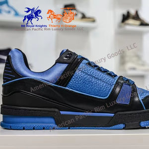 Chaussures de sport de luxe décontractées pour hommes, style course et marche, en cuir véritable, collection 2024 - Product Image 3